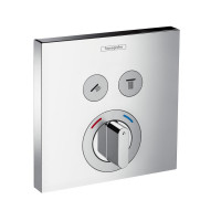 Смеситель hansgrohe ShowerSelect для 2 потребителей внешняя монтажная часть 15768000