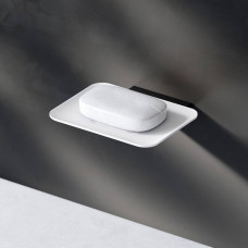 Мыльница стеклянная с настенным держателем AM.PM Inspire V2.0 черный матовый A50A34222 Мыльница стеклянная с настенным держателем AM.PM Inspire V2.0 черный матовый A50A34222