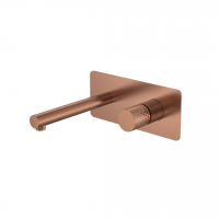 Смеситель для душа встраиваемый Boheme Stick с изливом 18.5 см матовая медь 125-CB