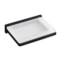Мыльница подвесная Colombo Design Look черный матовый матовое стекло B1601.NM-VAN