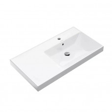 Раковина подвесная Kerama Marazzi Cubo 90х48.5 см правая белый глянцевый CU.wb.90Rh