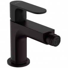 Смеситель для биде Hansgrohe Rebris S со сливным гарнитуром матовый черный 72210670