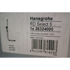 Душевой гарнитур Hansgrohe Raindance Select S 120 3jet с полочкой 1100 мм 26324000 Душевой гарнитур Hansgrohe Raindance Select S 120 3jet с полочкой 1100 мм 26324000