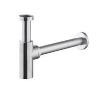 Сифон для раковины Newform X-STEEL 316 под донный клапан 300 мм цвет INOX 244X.50.050