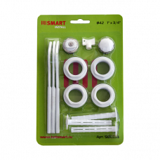 Комплект монтажный SMART Install для радиаторов 1x3/4 3 кронштейна Si00334w Комплект монтажный SMART Install для радиаторов 1x3/4 3 кронштейна Si00334w
