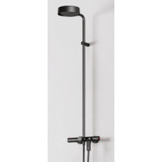 Душевая система Alpi Ginger с термостатом и верхним душем matt black GN99RM2151NE Душевая система Alpi Ginger с термостатом и верхним душем matt black GN99RM2151NE