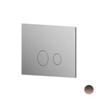 Клавиша смыва Newform X-STEEL 316 двойная для инсталляций TECE цвет PVD Brushed copper bronze 69642X.59.067