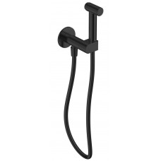 Гигиенический душ AQUAMERIT Novara комплект скрытого монтажа черный матовый AQM6927MB