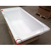 Ванна акриловая Roca Easy 1700х800х450 мм 250 л прямоугольная ZRU9307624