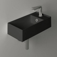 Раковина Simas Agile 50х27 см 1 отверстие черный матовый AG50 nero matt