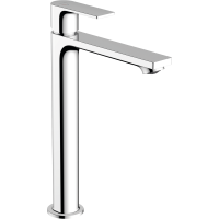 Смеситель для раковины Hansgrohe Rebris E 242 мм со сливным гарнитуром CoolStart хром 72581000