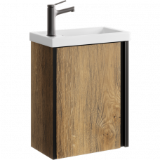 Тумба под умывальник AQUATON Urban 435х540х250 мм подвесная Дуб Балтийский URB0145DB