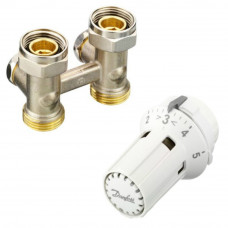 Комплект терморегулятора Danfoss RLV-KS/RAW-K прямой 013G2149 Комплект терморегулятора Danfoss RLV-KS/RAW-K прямой 013G2149