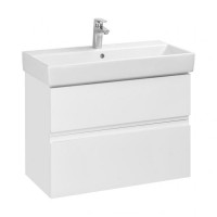 Тумба подвесная Roca Oleta 80х37х54 см 2 ящика белый матовый A857640501