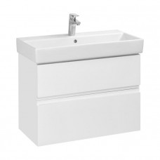 Тумба подвесная Roca Oleta 80х37х54 см 2 ящика белый матовый A857640501