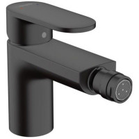 Смеситель для биде Hansgrohe Vernis Blend однорычажный со сливным гарнитуром матовый черный 71210670