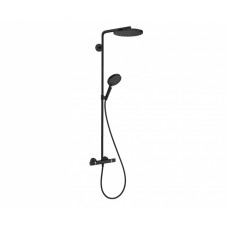 Душевая система Hansgrohe Raindance Select S с термостатом Ø240/120 мм 1/3 режима матовый черный 27633670
