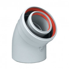 Отвод коаксиальный 45° Protherm DN 60/100 мм алюминий 3003200384