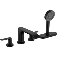 Смеситель на борт ванны Hansgrohe Vivenis на 4 отверстия с sBox матовый черный 75444670