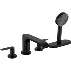 Смеситель на борт ванны Hansgrohe Vivenis на 4 отверстия с sBox матовый черный 75444670