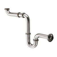 Сифон для раковины Kludi трубный 1 1/4 x 32 мм хром 102550500