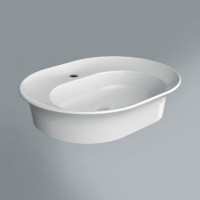 Раковина накладная Kerama Marazzi CANALETTO 60 см белая глянцевая CN.wb.60