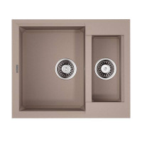 Кухонная мойка Omoikiri Sakaime 60-2-SA Tetogranit 60x50 см бежевый 4993910