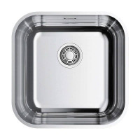 Кухонная мойка Omoikiri Omi 44-U/I Quadro-IN нержавеющая сталь 44,5x44,5 см 4993494