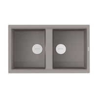 Кухонная мойка OMOIKIRI Kitagawa 86-2-GR Artceramic 86x51 см leningrad grey 4993491