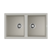 Кухонная мойка Omoikiri Tedori 86-2-WH 86x51 см белый 4993927
