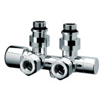 Узел нижнего подключения угловой FAR M24x19 - 1/2 HP серебристый FL 0264 C12