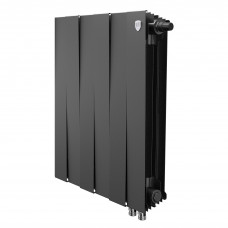 Радиатор биметаллический Royal Thermo PianoForte 500 6 секций нижнее подключение Noir Sable 1682392 Радиатор биметаллический Royal Thermo PianoForte 500 6 секций нижнее подключение Noir Sable 1682392