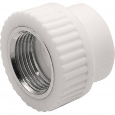 Муфта комбинированная Thermolight PP-R 32x1 ВР белая 1620500 Муфта комбинированная Thermolight PP-R 32x1 ВР белая 1620500