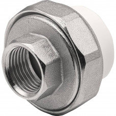 Муфта комбинированная разъемная THERMOLIGHT PP-R ВР 25х1/2 белая НС-1620520