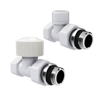 Набор термостатический прямой Royal Thermo Design 1/2 M30x1,5 Белый НС-1640376
