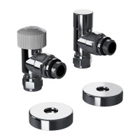 Набор термостатический угловой Royal Thermo Design Pro 15 мм M30x1.5 хром НС-1646649