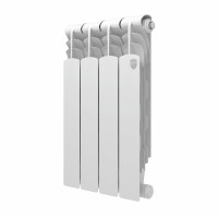 Радиатор биметаллический Royal Thermo Revolution B 500 4 секции боковое подключение 1682419