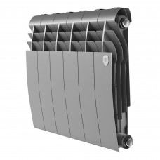 Радиатор биметаллический Royal Thermo BILINER 350 Silver Satin 6 секций боковое подключение НС-1682249 Радиатор биметаллический Royal Thermo BILINER 350 Silver Satin 6 секций боковое подключение НС-1682249