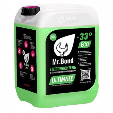 Теплоноситель Mr.Bond ULTIMATE 33 ECO на основе пропиленгликоля -33 °C 10 кг 1628601 Теплоноситель Mr.Bond ULTIMATE 33 ECO на основе пропиленгликоля -33 °C 10 кг 1628601
