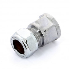 Муфта обжимная хромированная Tiemme 15x1/2 ВР 1130048 Муфта обжимная хромированная Tiemme 15x1/2 ВР 1130048