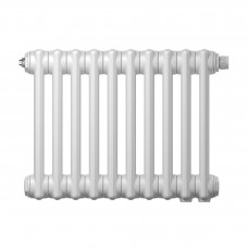 Радиатор стальной трубчатый Zehnder Charleston 2050 14 секций нижнее подключение 1/2 RAL 9016 кронштейны в комплекте 1247261