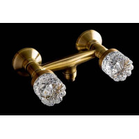 Смеситель для душа Boheme Crystal двухвентильный бронза 314-CRST