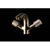Смеситель для раковины Boheme Royal Cristal золото глянцевое 291-Royal/CRST