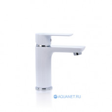 Смеситель для раковины Aquanet Arctic хром/белый AF520-10CW Смеситель для раковины Aquanet Arctic хром/белый AF520-10CW