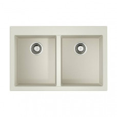 Кухонная мойка Omoikiri Bosen 80-2-WH Tetogranit 80x53 см белый 4993839