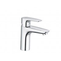 Смеситель для раковины Kludi PureSolid 100 мм гладкий корпус 7 л/мин 342920575