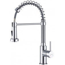 Смеситель для кухни Aquanet Европа профессиональный 2 jet хром AQ1387CR