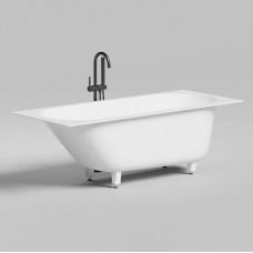 Ванна встраиваемая Salini Ornella Kit 170х70х60 см S-Stone белый матовый 102423M Ванна встраиваемая Salini Ornella Kit 170х70х60 см S-Stone белый матовый 102423M