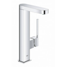 Смеситель для раковины GROHE Plus L-Size однорычажный с поворотным изливом и нажимным сливным гарнитуром хром 23873003