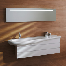 Раковина Laufen Il Bagno Alessi One 160х50х16.5 см 1 отверстие LLC белый 8.1497.1.400.104.1 Раковина Laufen Il Bagno Alessi One 160х50х16.5 см 1 отверстие LLC белый 8.1497.1.400.104.1